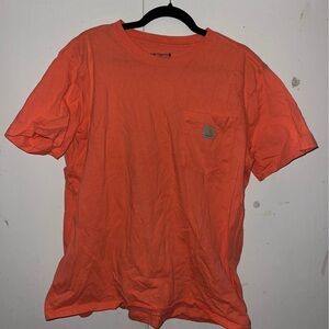 Carhartt Men's Orange Short Sleeve Tee